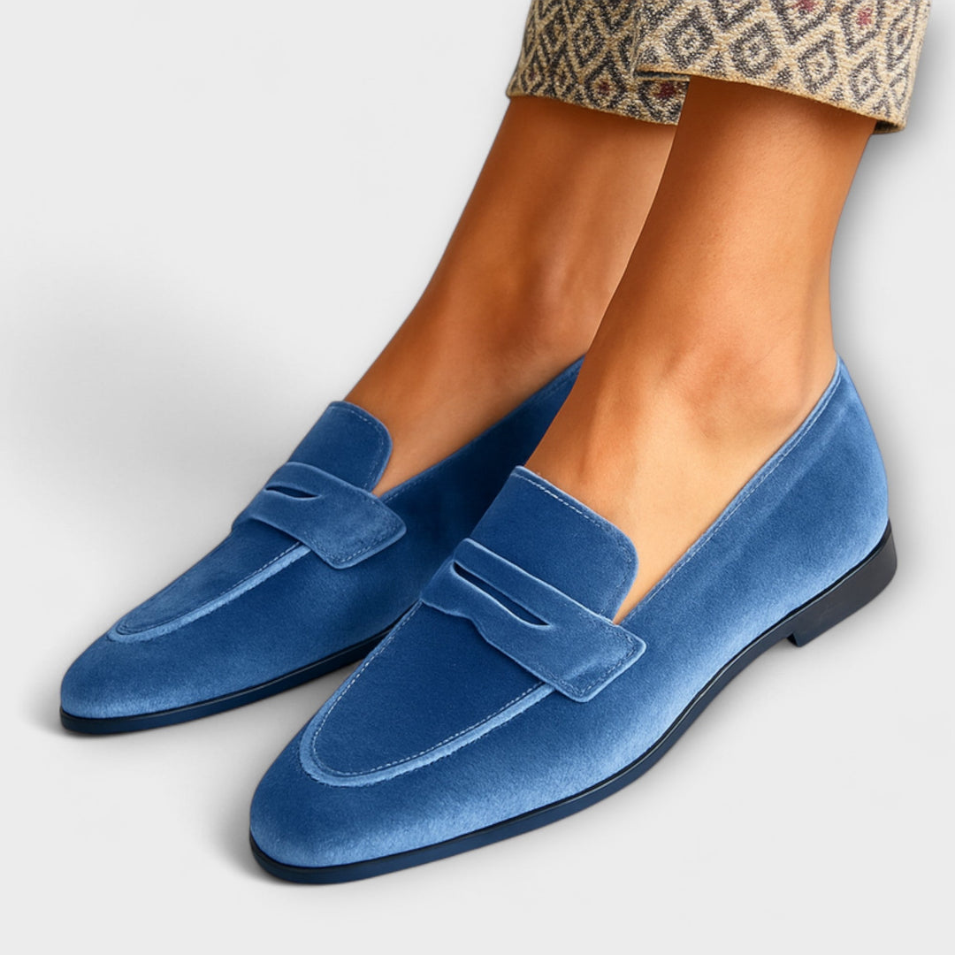 Louise - Soft Velour Loafer