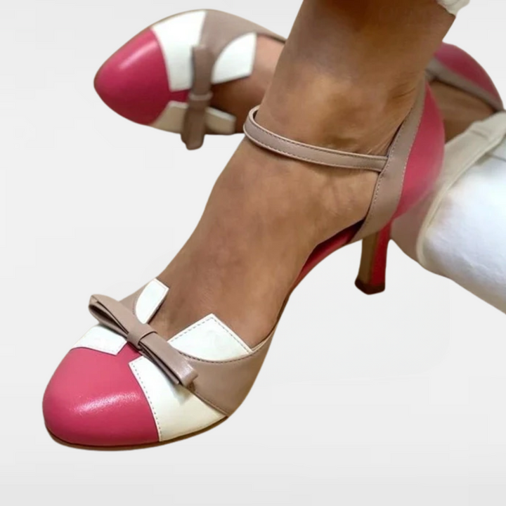 Janine - Elegant Round Toe Heels