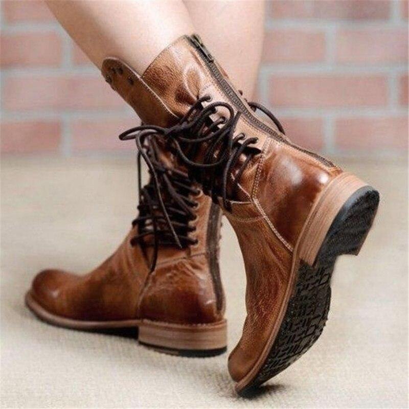 Joanne – Heritage Lace-Up Leather Boots