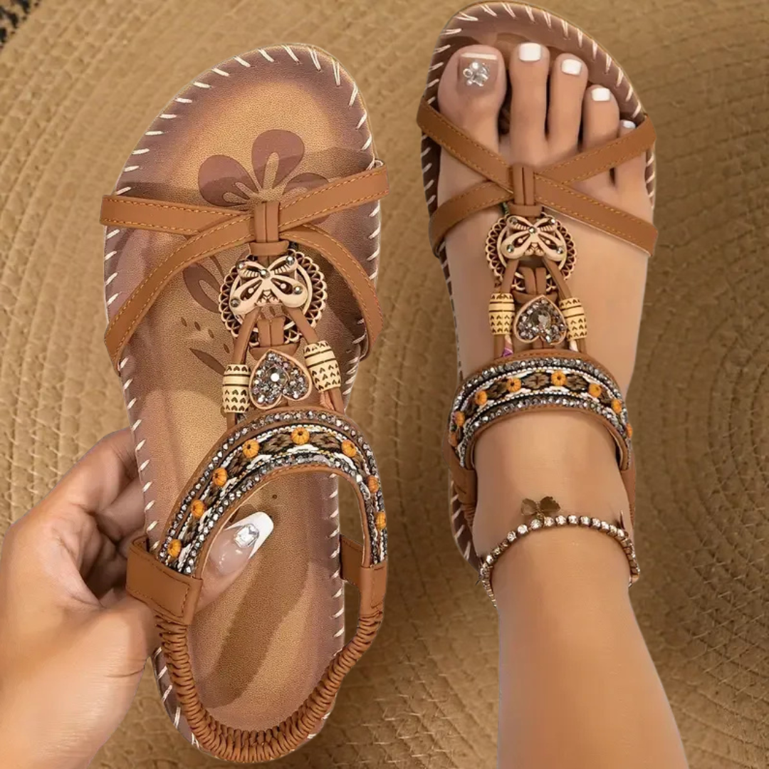 Elena – Orthopaedic Comfort Sandals with Ibiza Elegance