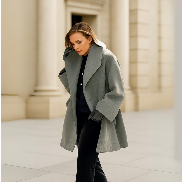 Avery – Elegant Oversized Wool Coat