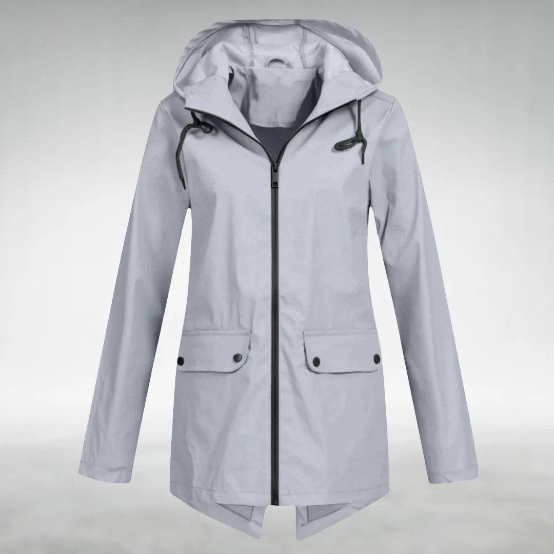 Amélie - Confidently Dry, Effortlessly Stylish Waterproof Hooded Jacket
