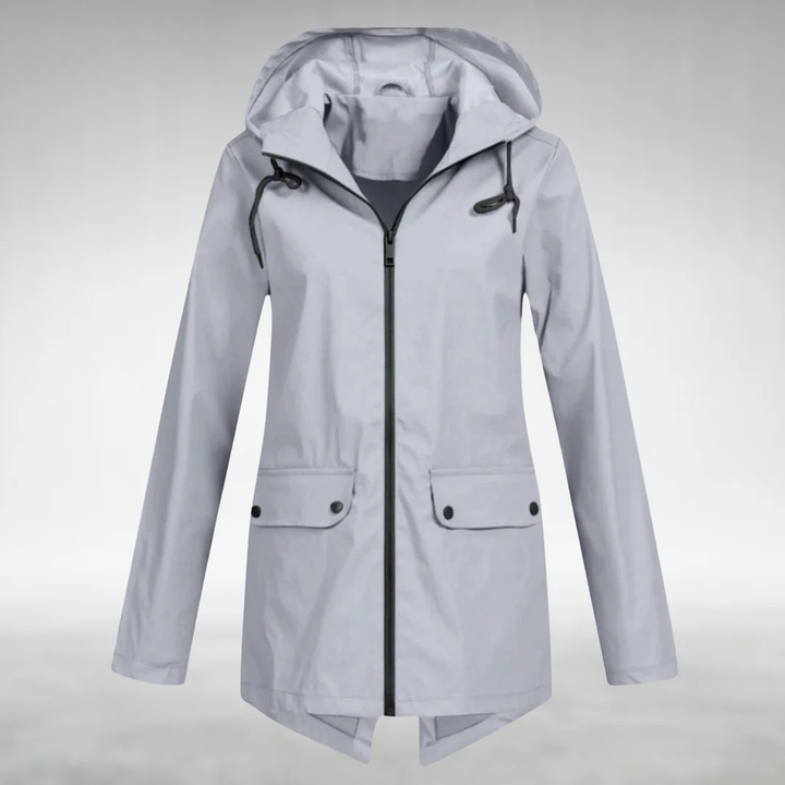 Amélie - Confidently Dry, Effortlessly Stylish Waterproof Hooded Jacket