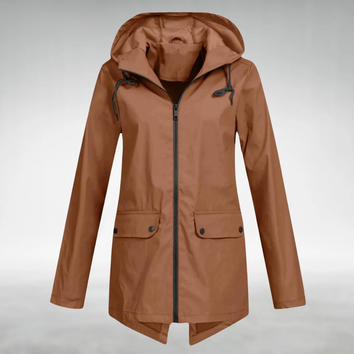 Amélie - Confidently Dry, Effortlessly Stylish Waterproof Hooded Jacket