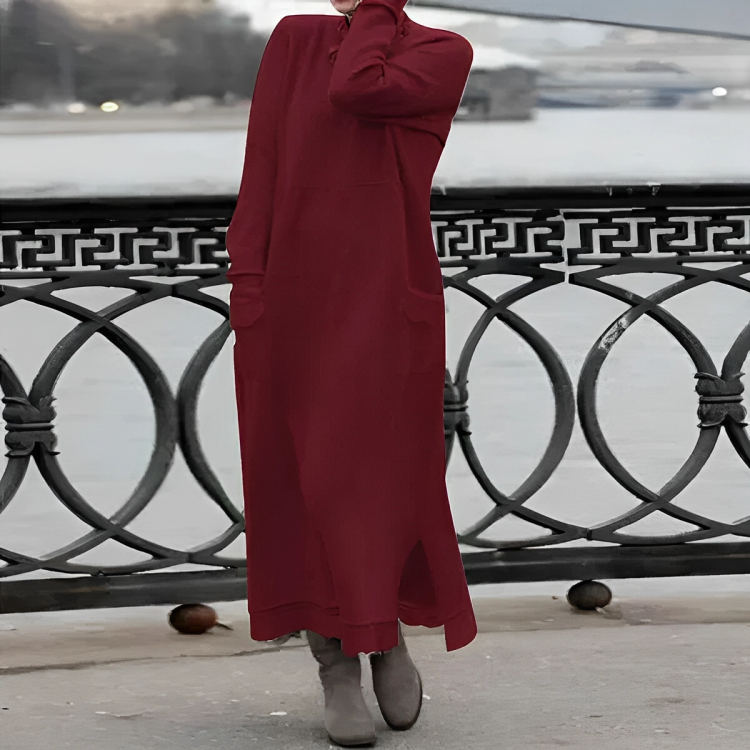 Madeline – Cozy Elegance in a Winter Dress