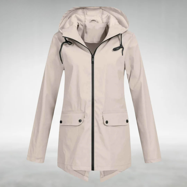 Amélie - Confidently Dry, Effortlessly Stylish Waterproof Hooded Jacket