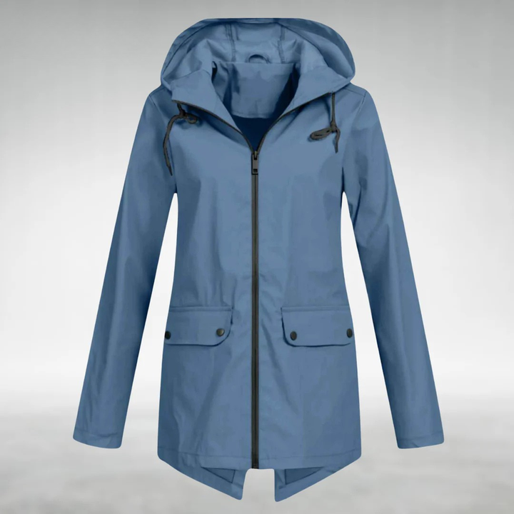 Amélie - Confidently Dry, Effortlessly Stylish Waterproof Hooded Jacket