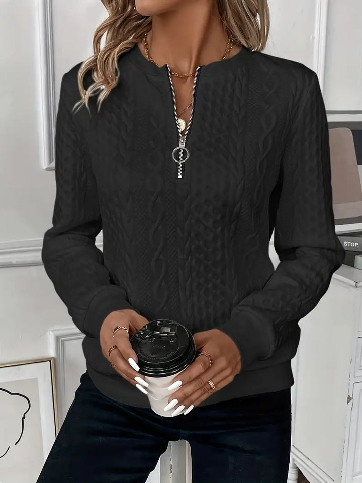 Harper – Zip-Knit Everyday Jumper