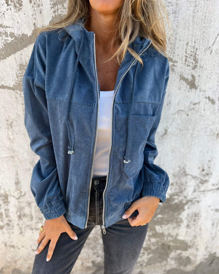 Hallie - Stylish Lightweight Hooded Jacket