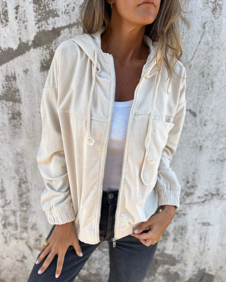 Hallie - Stylish Lightweight Hooded Jacket