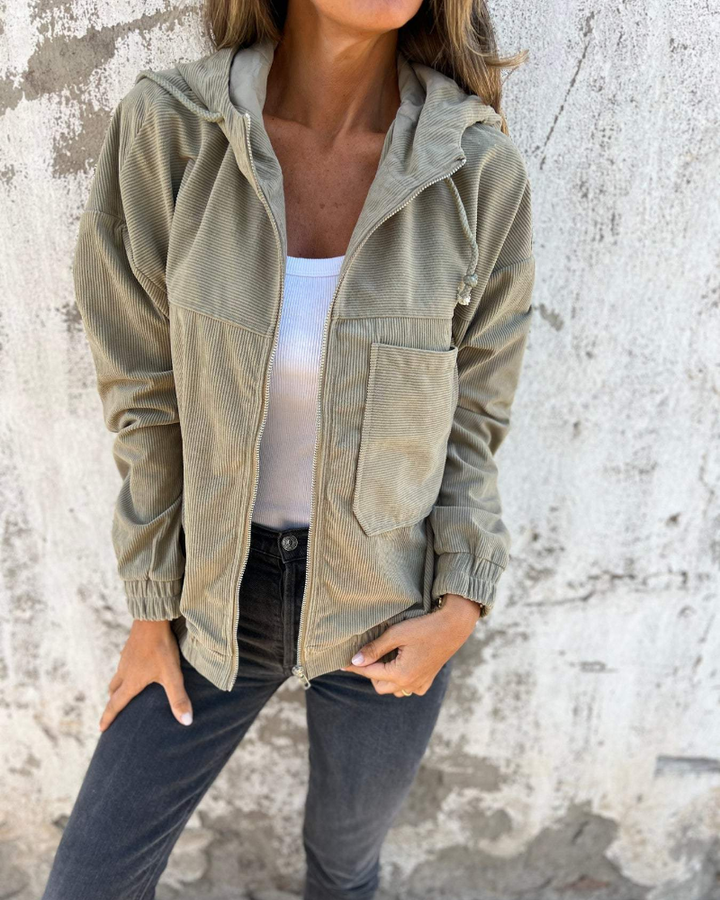 Hallie - Stylish Lightweight Hooded Jacket