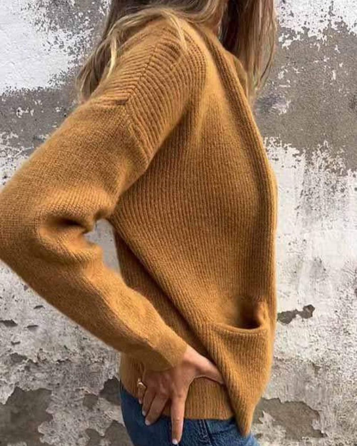 Clara – Soft Cotton Zip Cardigan for Everyday Comfort