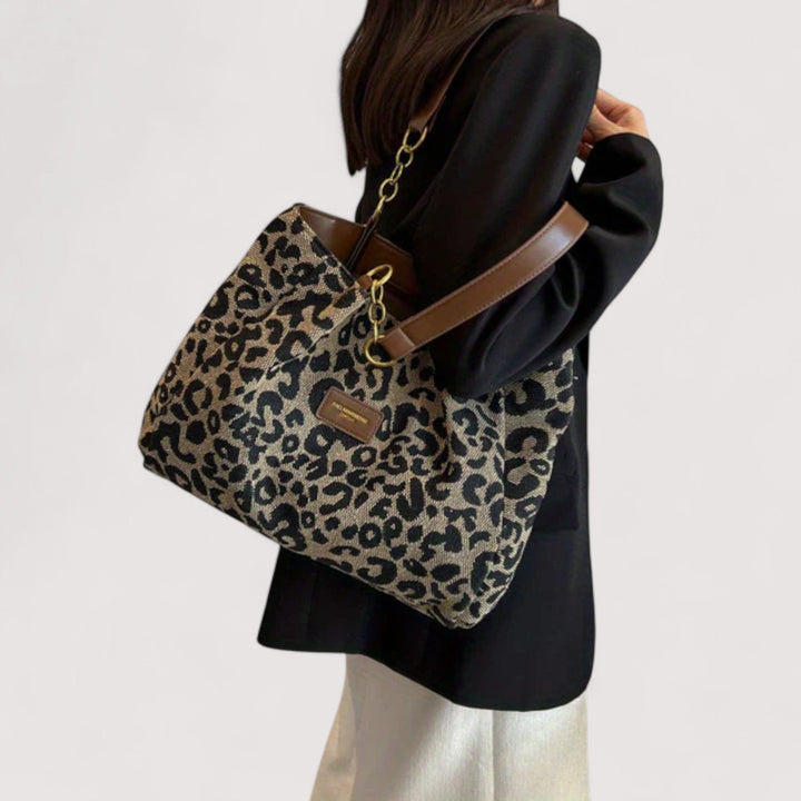 Katie – Leopard Print Everyday Tote