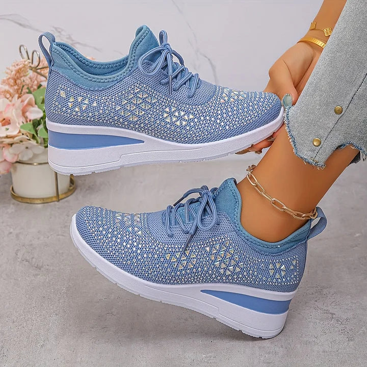 Delphine – Orthopaedic Trainers with Sparkling Elegance