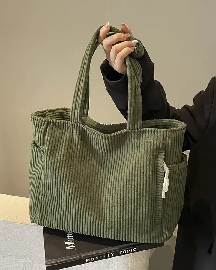 Freya – Ribbed Tote Bag
