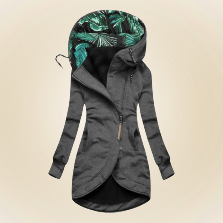 Raya – Cozy Hooded Coat for Warmth and Confidence