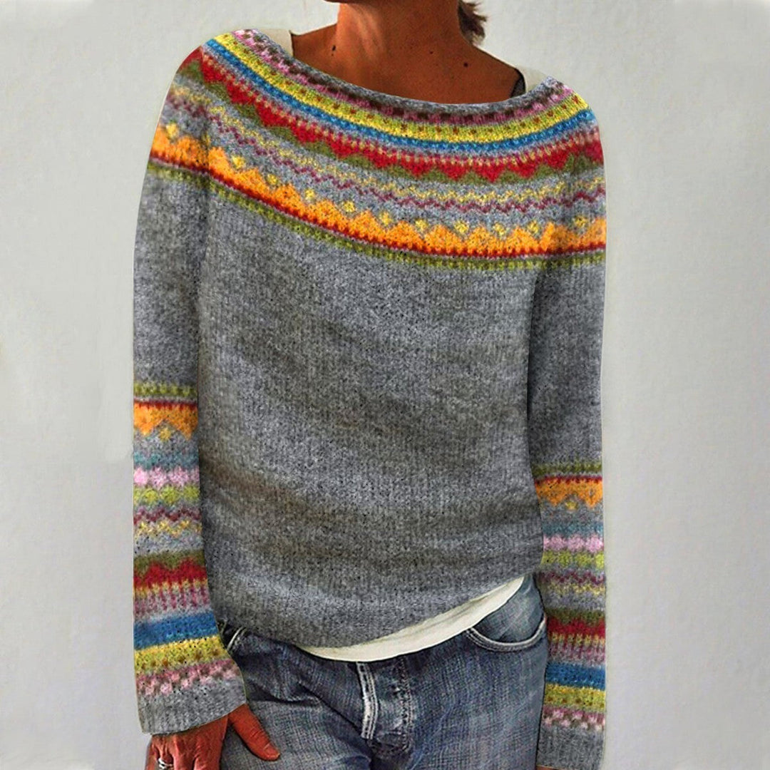 Rylie – Cozy Vintage-Inspired Knit Sweater