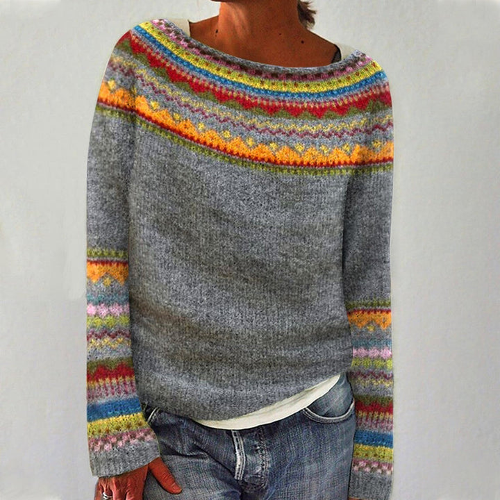 Rylie – Cozy Vintage-Inspired Knit Sweater