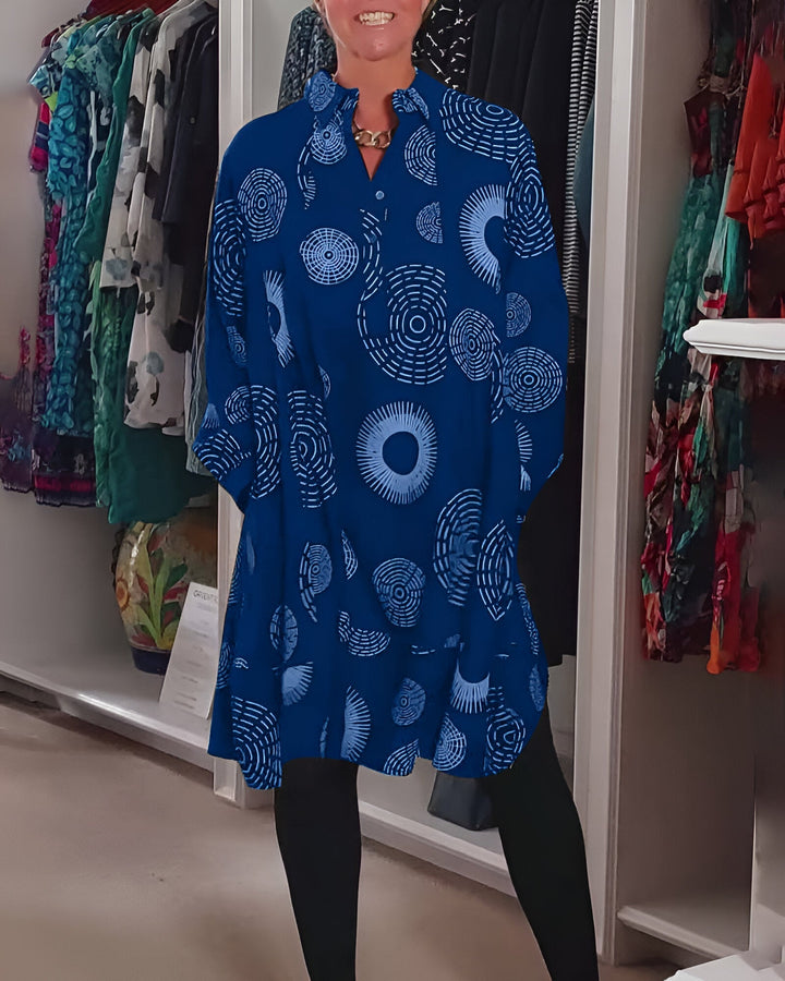 Tessa – A Striking Geometric Dress for Effortless Confidence