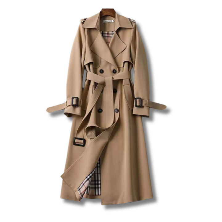 Nina – Timeless Double-Breasted Trench Coat