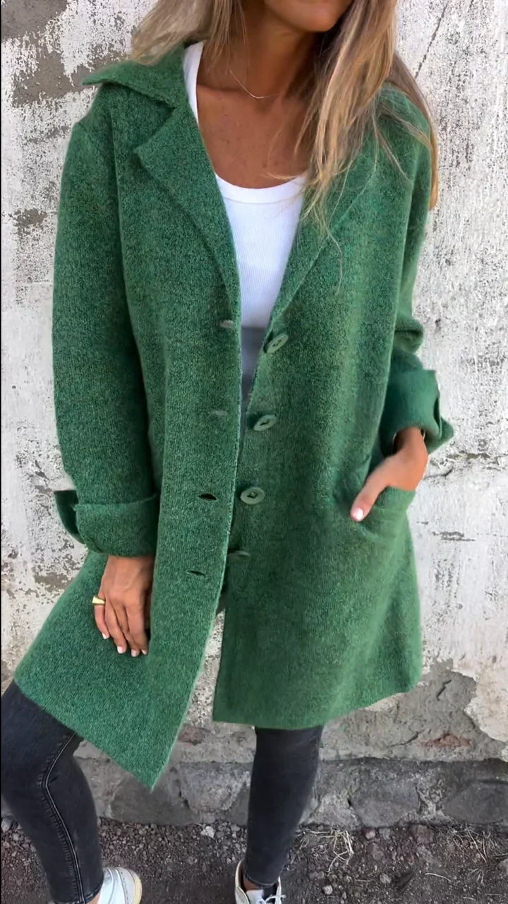 Candace – Effortless Elegance Long Blazer Coat