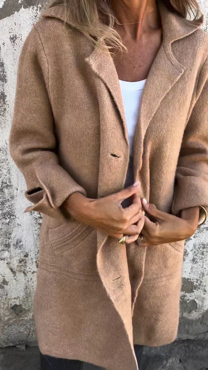 Candace – Effortless Elegance Long Blazer Coat