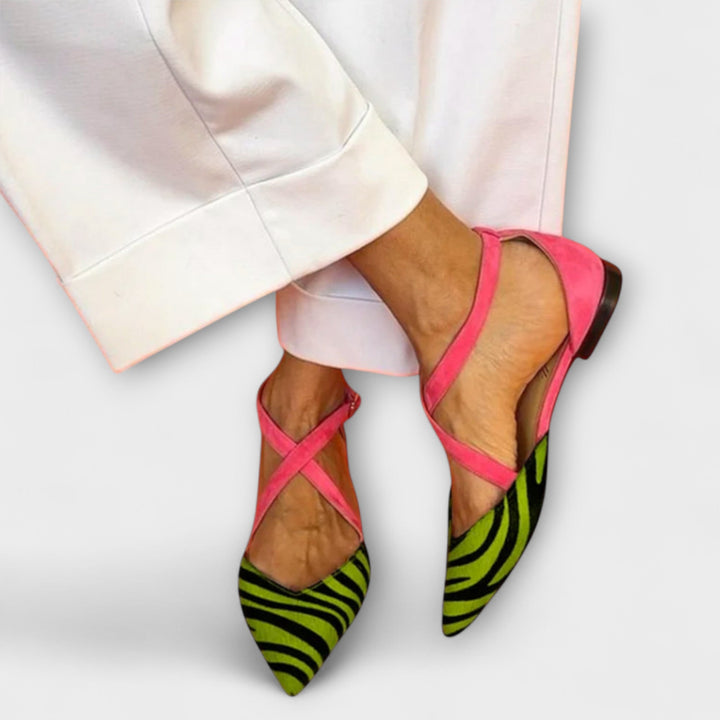 Fenna - Stylish Ballerina with Zebra Pattern