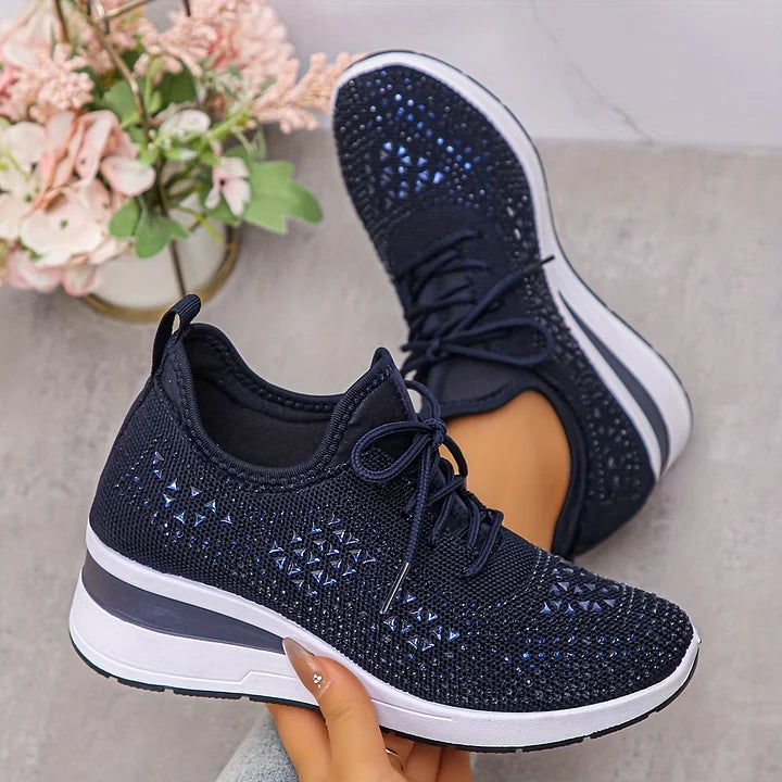 Delphine – Orthopaedic Trainers with Sparkling Elegance