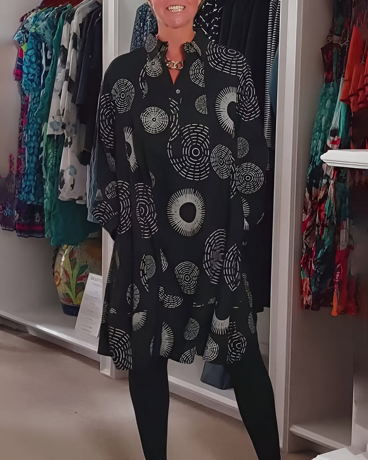 Tessa – A Striking Geometric Dress for Effortless Confidence