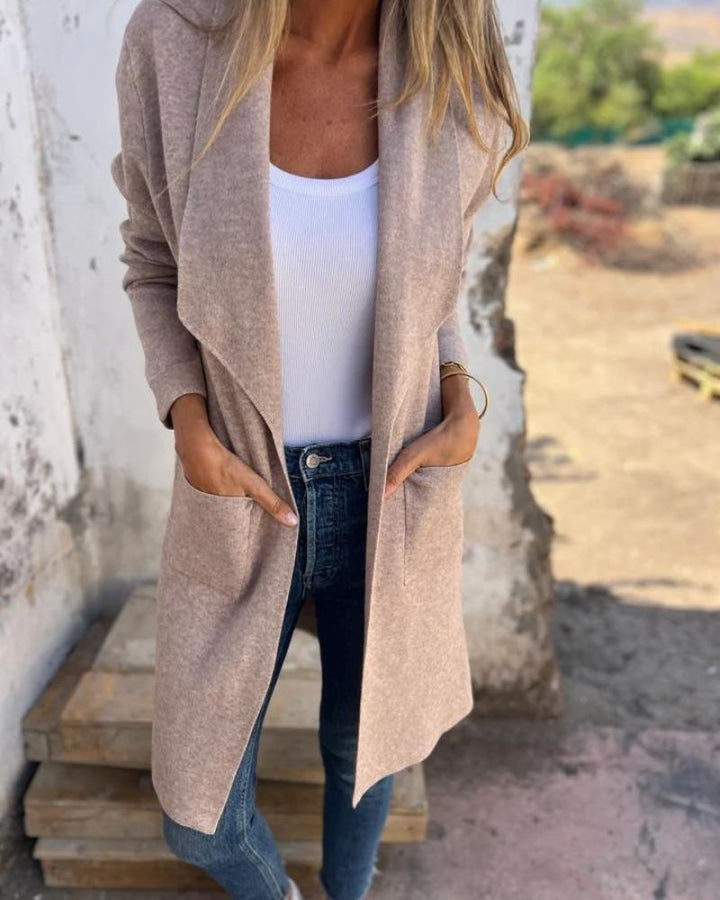 Danika – Effortless Lapel Cardigan Jacket for Everyday Confidence