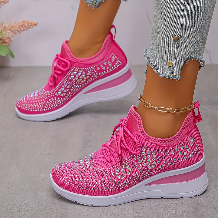 Delphine – Orthopaedic Trainers with Sparkling Elegance