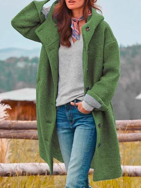 Marilyn – Classic Wool-Blend Coat for Effortless Warmth