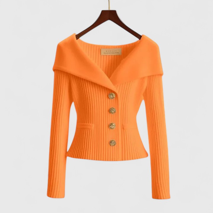 Gabrielle - Sculpted Knit Cardigan