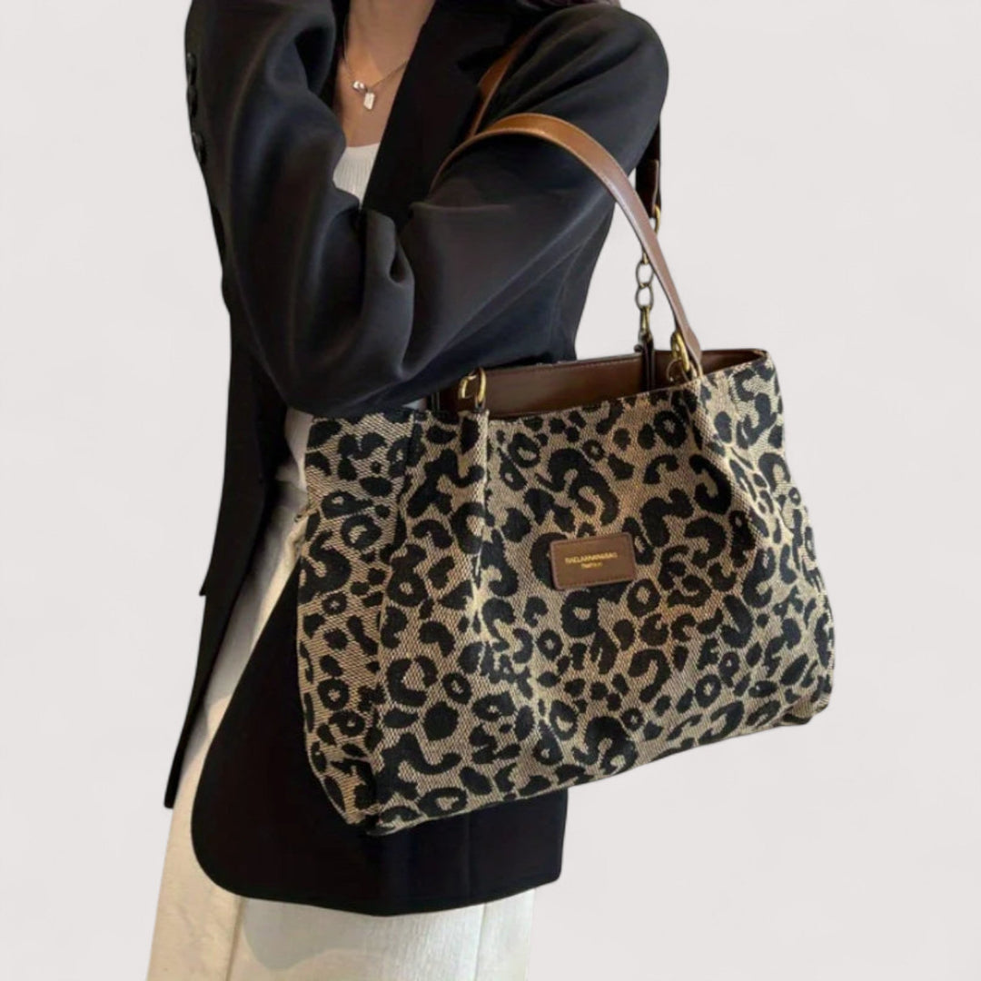Katie – Leopard Print Everyday Tote