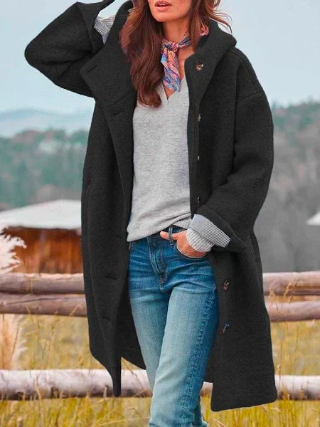 Marilyn – Classic Wool-Blend Coat for Effortless Warmth