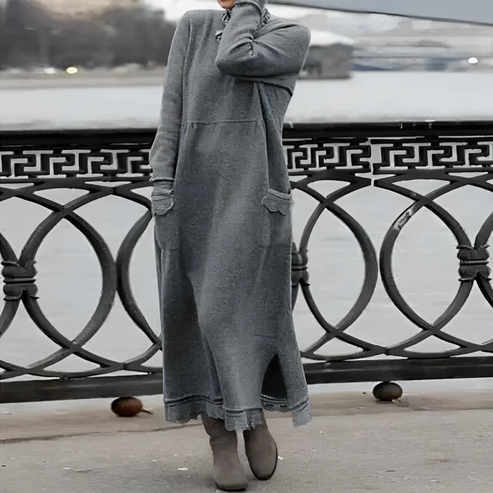 Madeline – Cozy Elegance in a Winter Dress