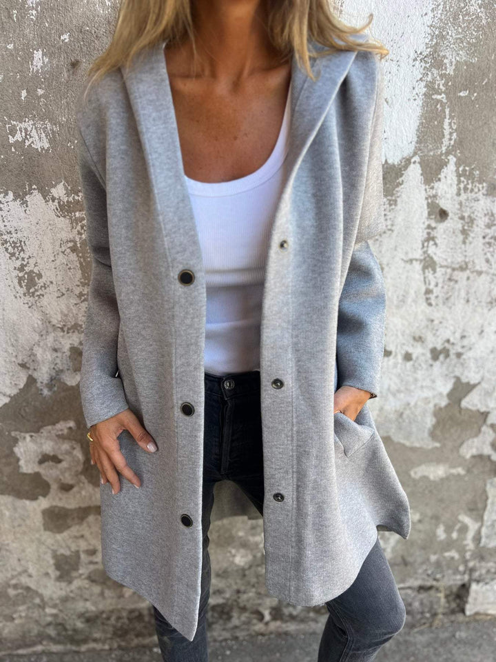 Célia – Cozy Button-Up Jacket for Effortless Elegance