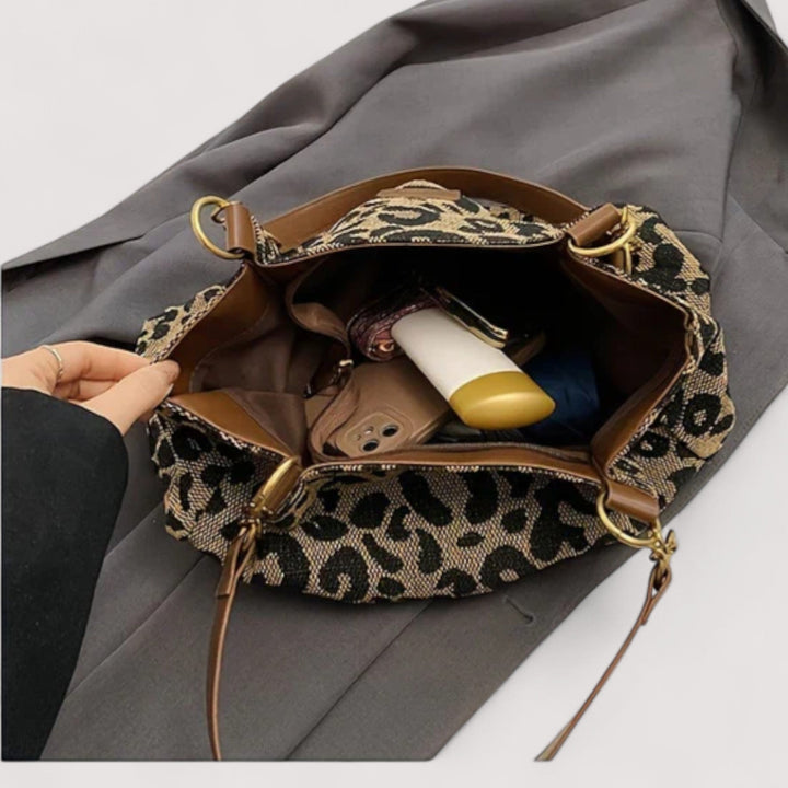 Katie – Leopard Print Everyday Tote