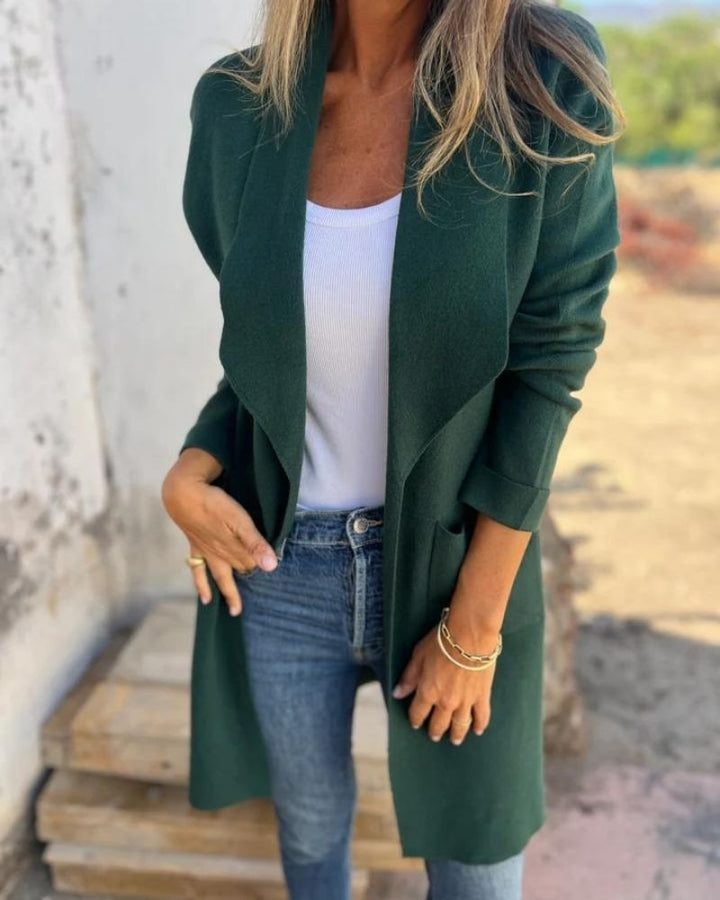 Danika – Effortless Lapel Cardigan Jacket for Everyday Confidence