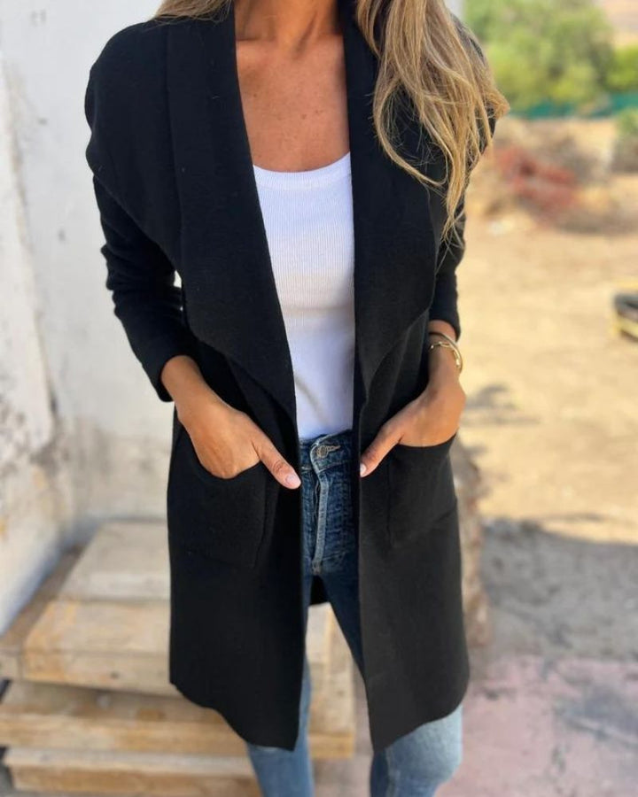 Danika – Effortless Lapel Cardigan Jacket for Everyday Confidence