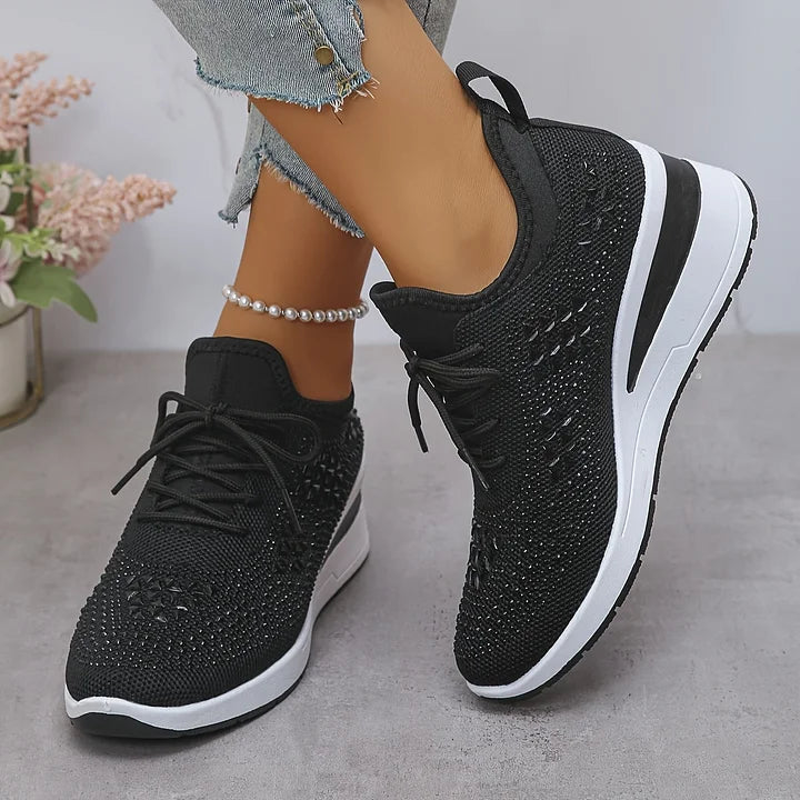 Delphine – Orthopaedic Trainers with Sparkling Elegance
