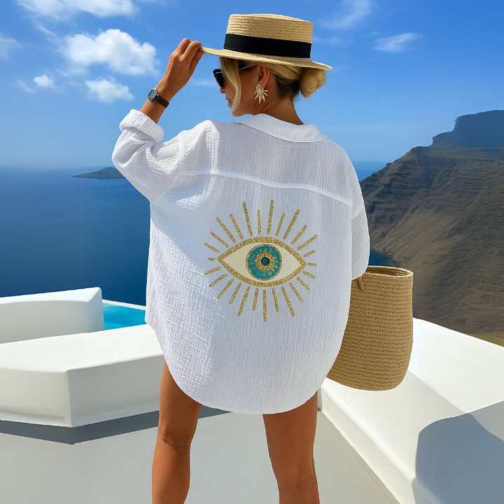 Nora – Boho Chic Embroidered Blouse