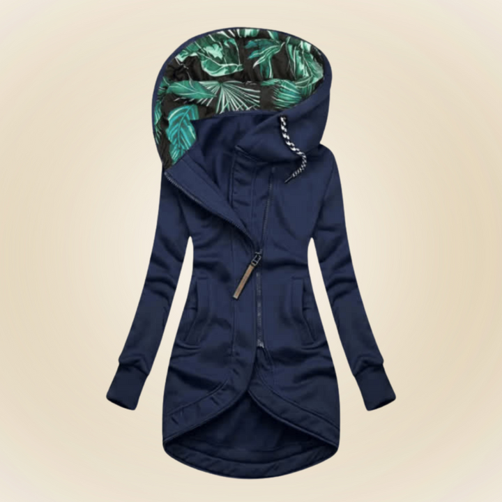 Raya – Cozy Hooded Coat for Warmth and Confidence