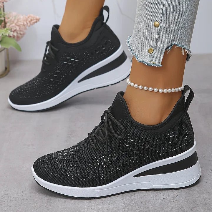 Delphine – Orthopaedic Trainers with Sparkling Elegance