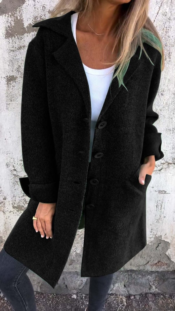 Candace – Effortless Elegance Long Blazer Coat