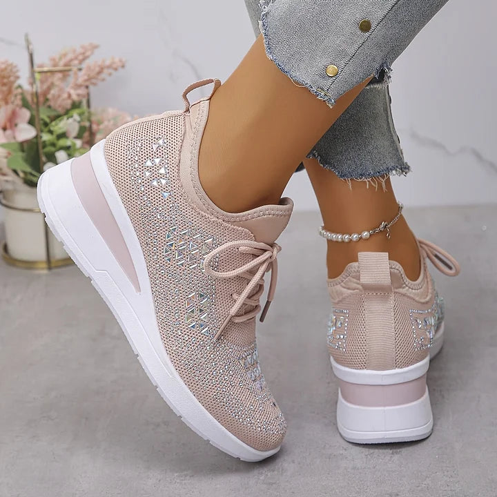 Delphine – Orthopaedic Trainers with Sparkling Elegance