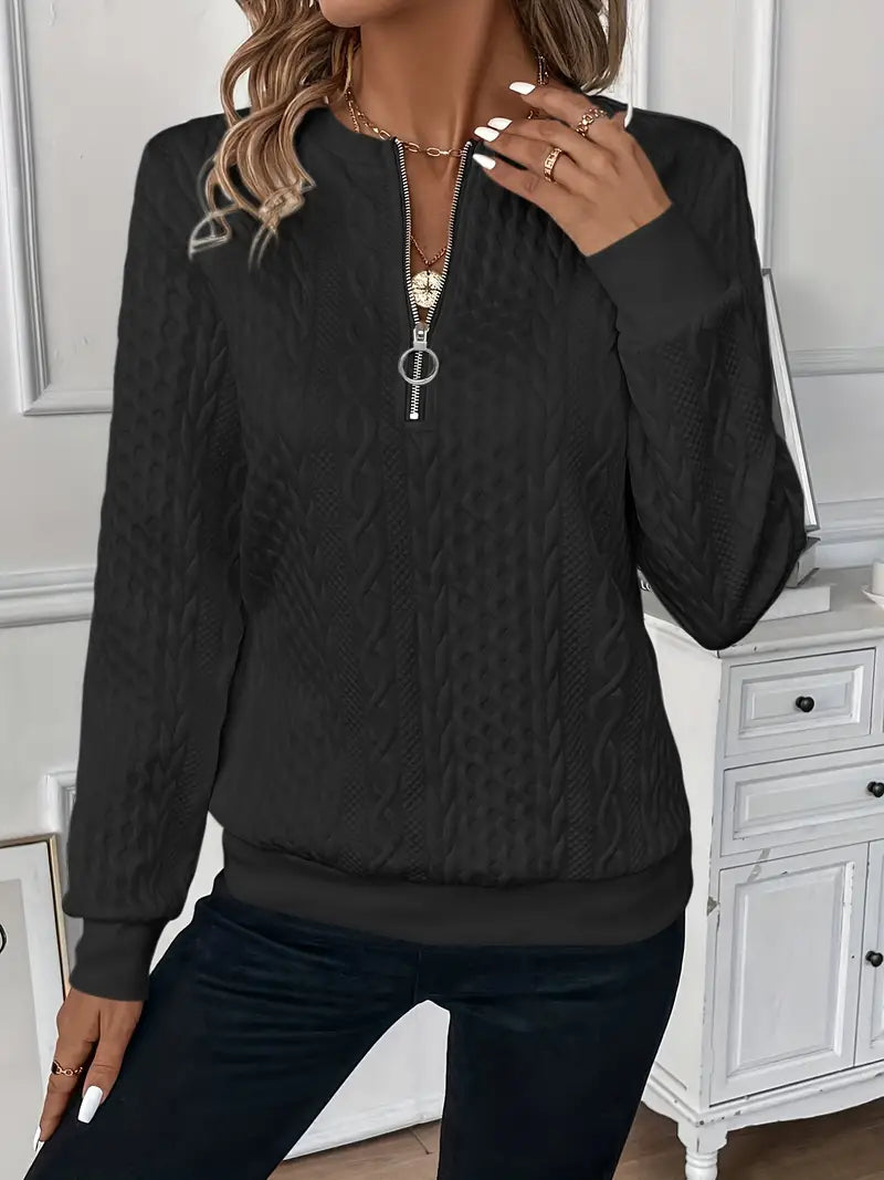 Harper – Zip-Knit Everyday Jumper