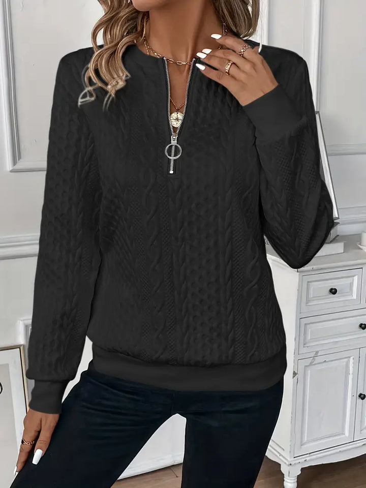 Harper – Zip-Knit Everyday Jumper