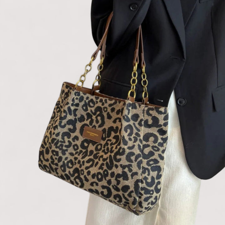 Katie – Leopard Print Everyday Tote