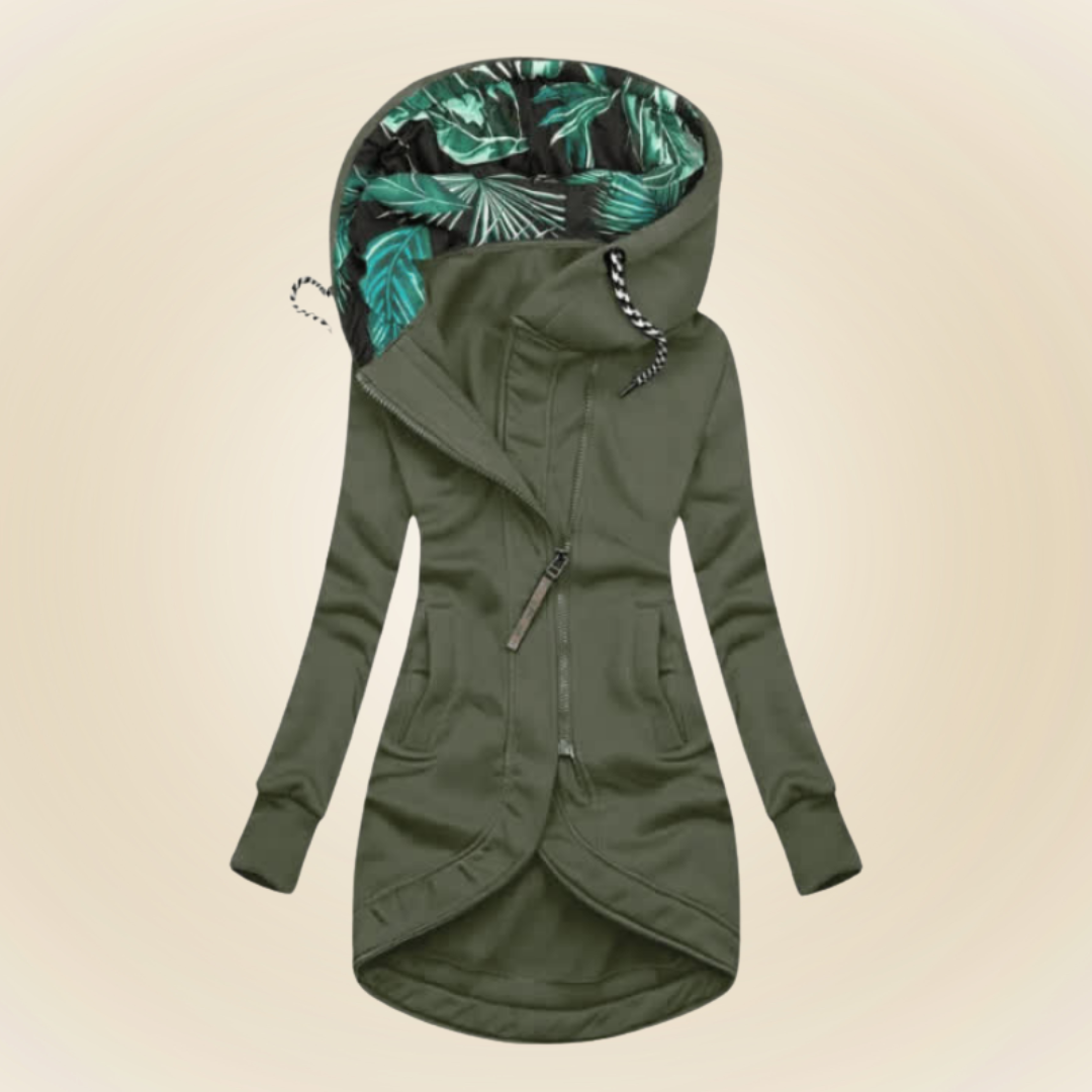 Raya – Cozy Hooded Coat for Warmth and Confidence